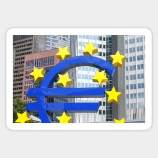 Euro monument, Frankfurt Sticker